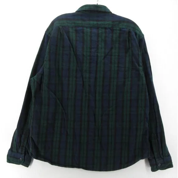 J Crew Shirt XL Midweight Flannel Double Brushed Classic Tartan Plaid - Picture 6 of 11